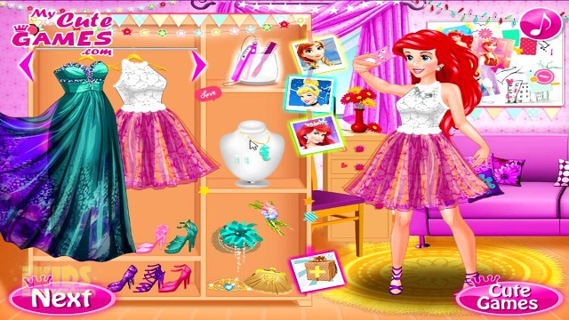 Disney Princess Elsa Anna Rapunzel Ariel College - Dress Up Game for Kods-K2H1iZ_VvyE