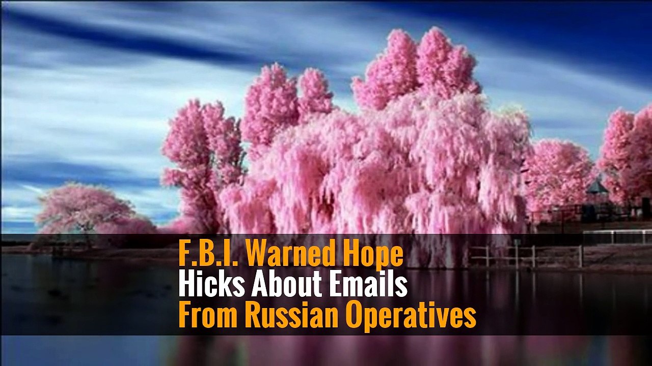 F.B.I. Warned Hope Hicks About Emails From Russian Operatives