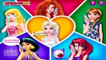 Disney Princesses Halloween Costumes - Elsa Ariel Jasmine Aurora Dress Up Game for Kids-QVgJM3SZx7A