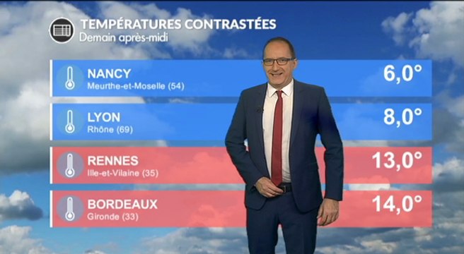 Météo dimanche : dégradation et températures contrastées