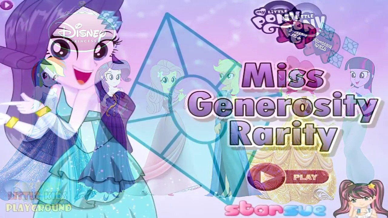 My Little Pony Dress Up as Disney Princesses Frozen Elsa Rapunzel Ariel --YU8s8KSLzD8