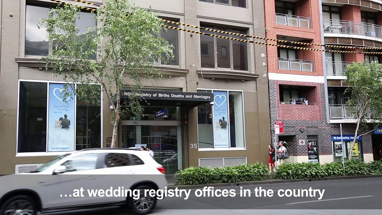 Gay couples register weddings on day one of marriage equality