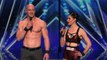 Duo Volta - Former Couple Show Off Stunning Trapeze Act - America's Got Talent 2015-SHsiVG_nBGA