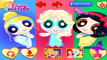 Tải video: Powerpuff Girls as Disney Princess Elsa Anna Rapunzel Ariel Snow White Jasmine _ Dress Up Game-eXwUmrKtvQ4