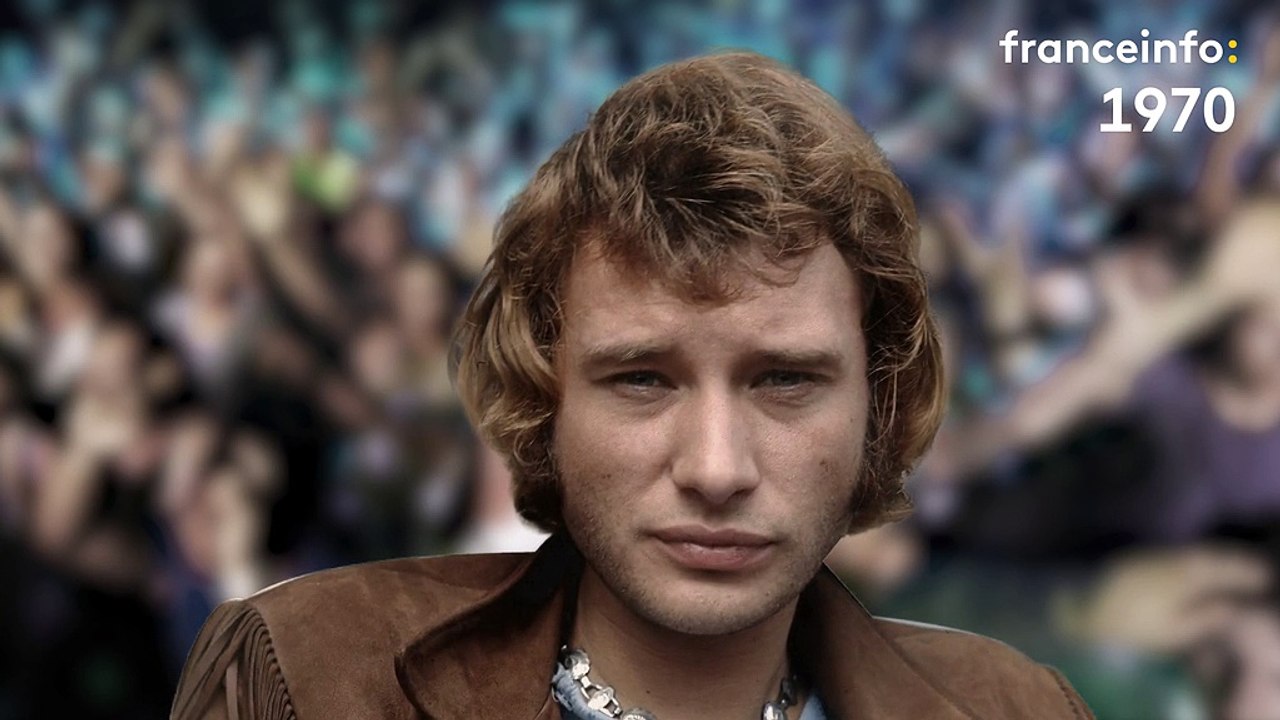 Le morphing des "gueules" de Johnny, de 1962 à aujourd'hui
