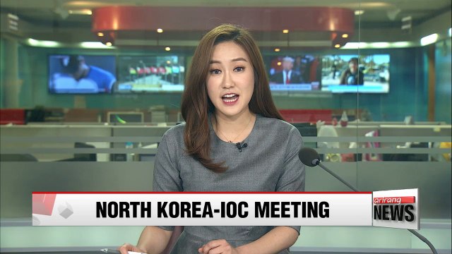 IOC chief Thomas Bach meets with head of N. Korea's Olympic Committee