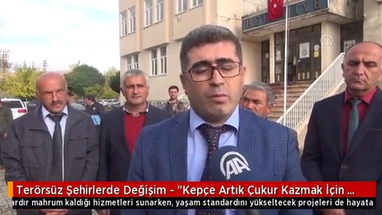 Terörsüz Şehirlerde Değişim - "Kepçe Artık Çukur Kazmak İçin Değil, Hizmet İçin Çalışıyor"
