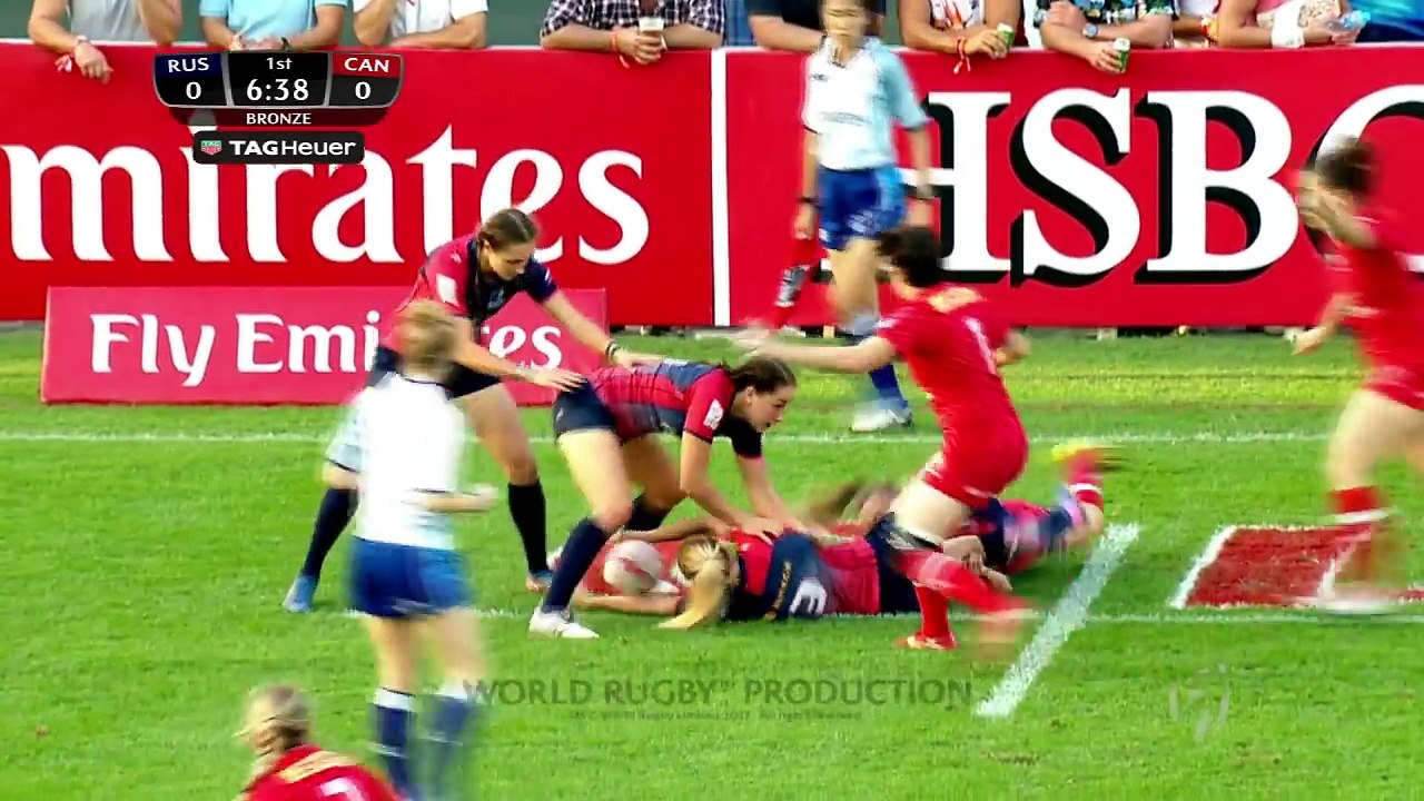 Womens 7s Dubai 2017 Russia vs Canada