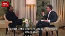Denzel Washington on fake news and information overload - BBC News
