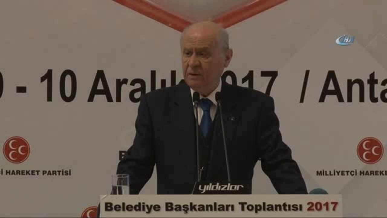 MHP Genel Başkanı Bahçeli: Gevşek, Sorumsuz, Sorunlara Sırtını Dönmüş Belediyelerde Ayrım Yoktur"
