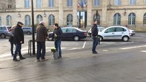 La police rend hommage à son collègue décédé