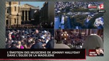 Hommage à Johnny Hallyday : L'émotion des musiciens du chanteur en répétition dans l'église de la Madeleine (vidéo)