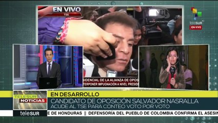 Oposición de Honduras solicita al TSE el recuento total de las urnas