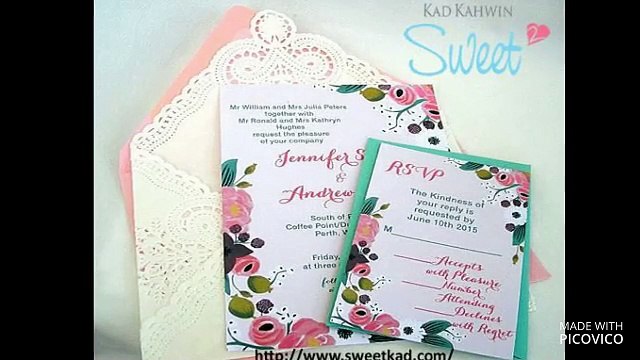 Wedding invitation designs | invitation maker | Sweet kad
