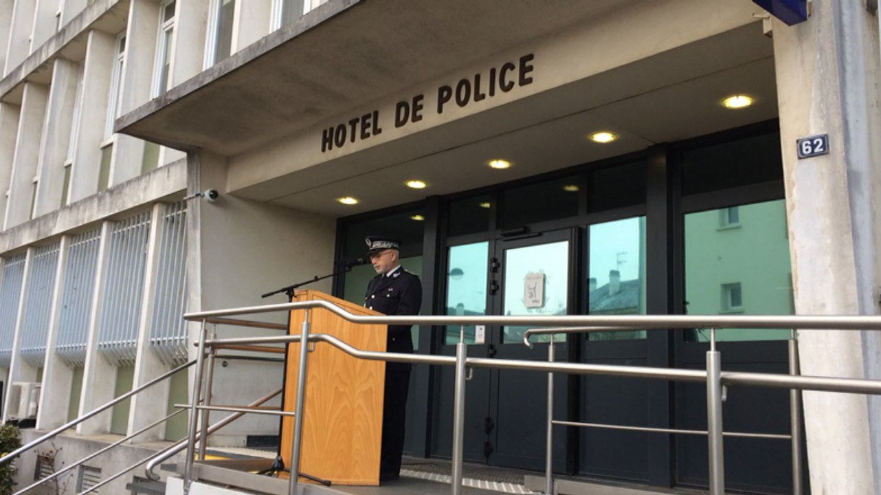 Hommage au policier décédé