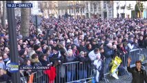 Hommage à Johnny Hallyday : une foule immense réunie à la place de la Madeleine à Paris