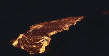River of Lava Captured at Hawaii's Kilauea Volcano