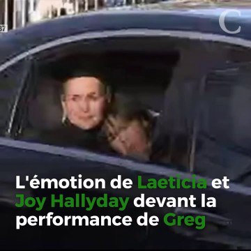 L'émotion de Laeticia et Joy Hallyday à l'hommage populaire rendu à Johnny Hallyday.