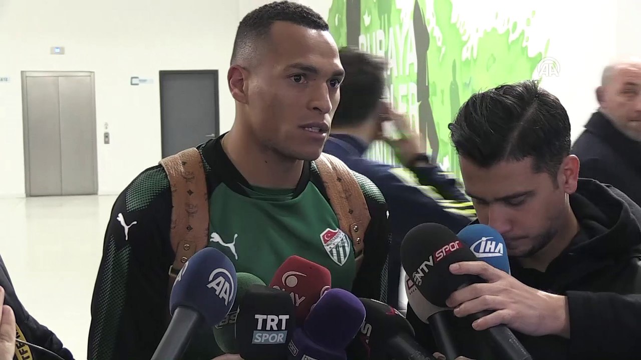 Bursaspor - Fenerbahçe maçının ardından - Bursaspor'lu futbolcular - BURSA