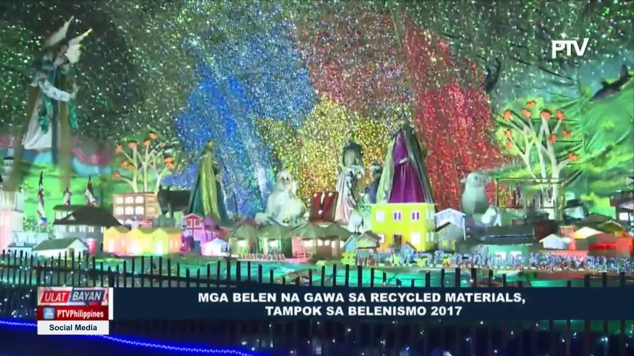 FEATURE: Mga belen na gawa sa recycled materials, tampok sa Belenismo 2017