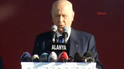 Antalya Bahçeli Belediye Sarayı Temel Atma Töreninde Konuştu