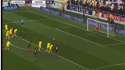 Khalid Boutaib  GOAL HD - Yeni Malatyaspor-2-3-Goztepe 09.12.2017