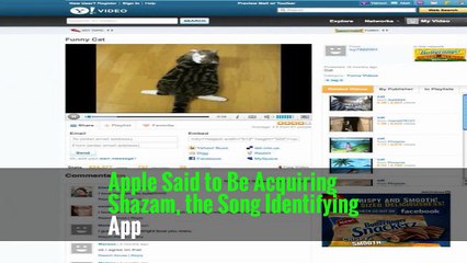 Apple Said to Be Acquiring Shazam, the Song Identifying App