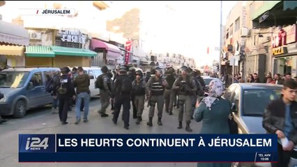 Les heurts continuent à Jérusalem