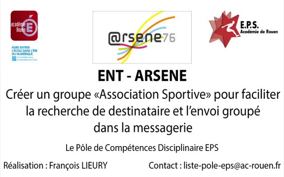 PDC - Créer un groupe de communication dans l'ENT 76 & 27 pour faciliter la recherche de destinataire et l'envoi groupé