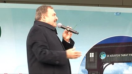 Bakan Eroğlu, Tabiat Parkı Yöre Ürünleri Satış Üniteleri ve Sosyal Tesislerin Temeli Atma Törenine...