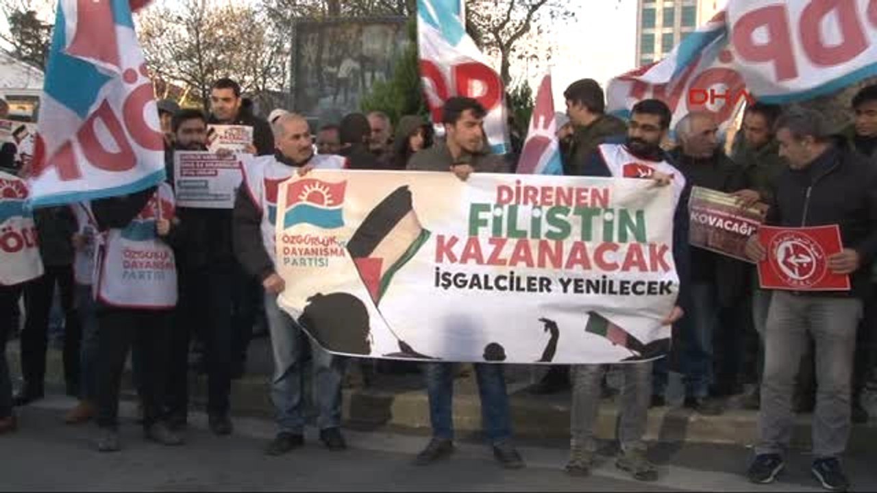 İsrail Başkonsolosluğu Önünde "Kudüs" Protestosu
