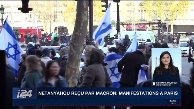 Netanyahou reçu par Macron: manifestations à Paris