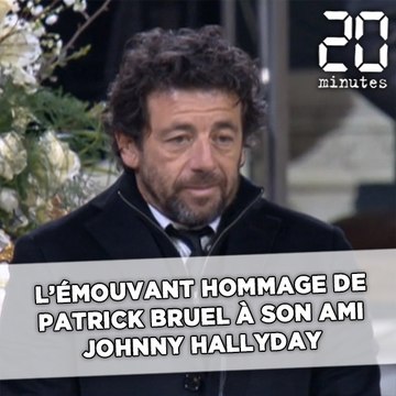 L'émouvant hommage de Patrick Bruel à Johnny Hallyday