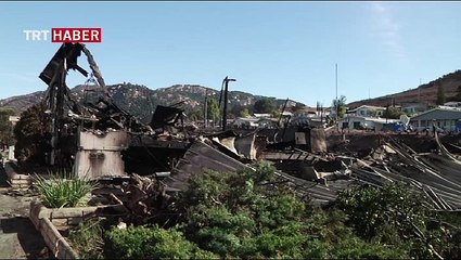 Kaliforniya'da yangın nedeniyle on binlerce kişi tahliye edildi