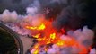 California wildfires: Woman, 70, dies as flames rage on