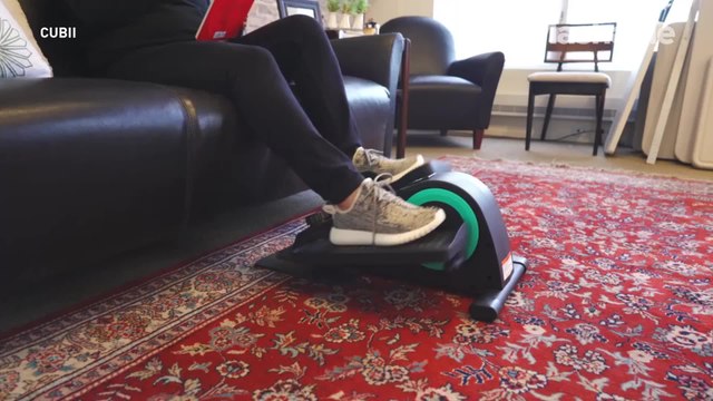 This mini elliptical is a spin class under your desk