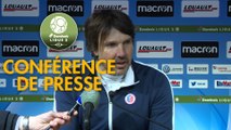 Conférence de presse AJ Auxerre - Châteauroux (1-2) : Francis GILLOT (AJA) - Jean-Luc VASSEUR (LBC) - 2017/2018