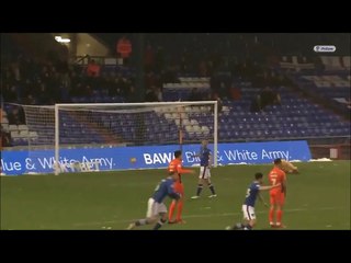 Brilliant Goal by Oldham’s Jack Byrne (Oldham [1] - 0 Northampton)