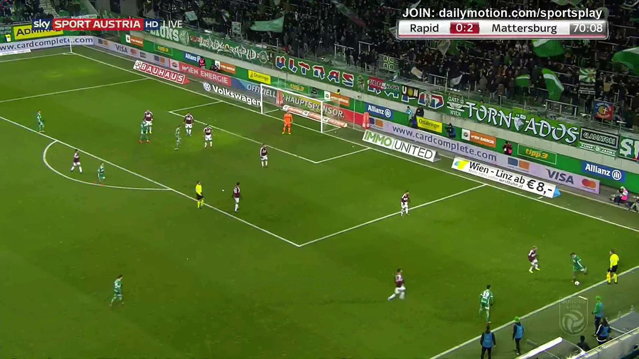 Joelinton Goal HD - Rapid Vienna 1 - 2 Mattersburg - 09.12.2017