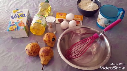 Délicieux Cake aux Poires Rapide et très Facile