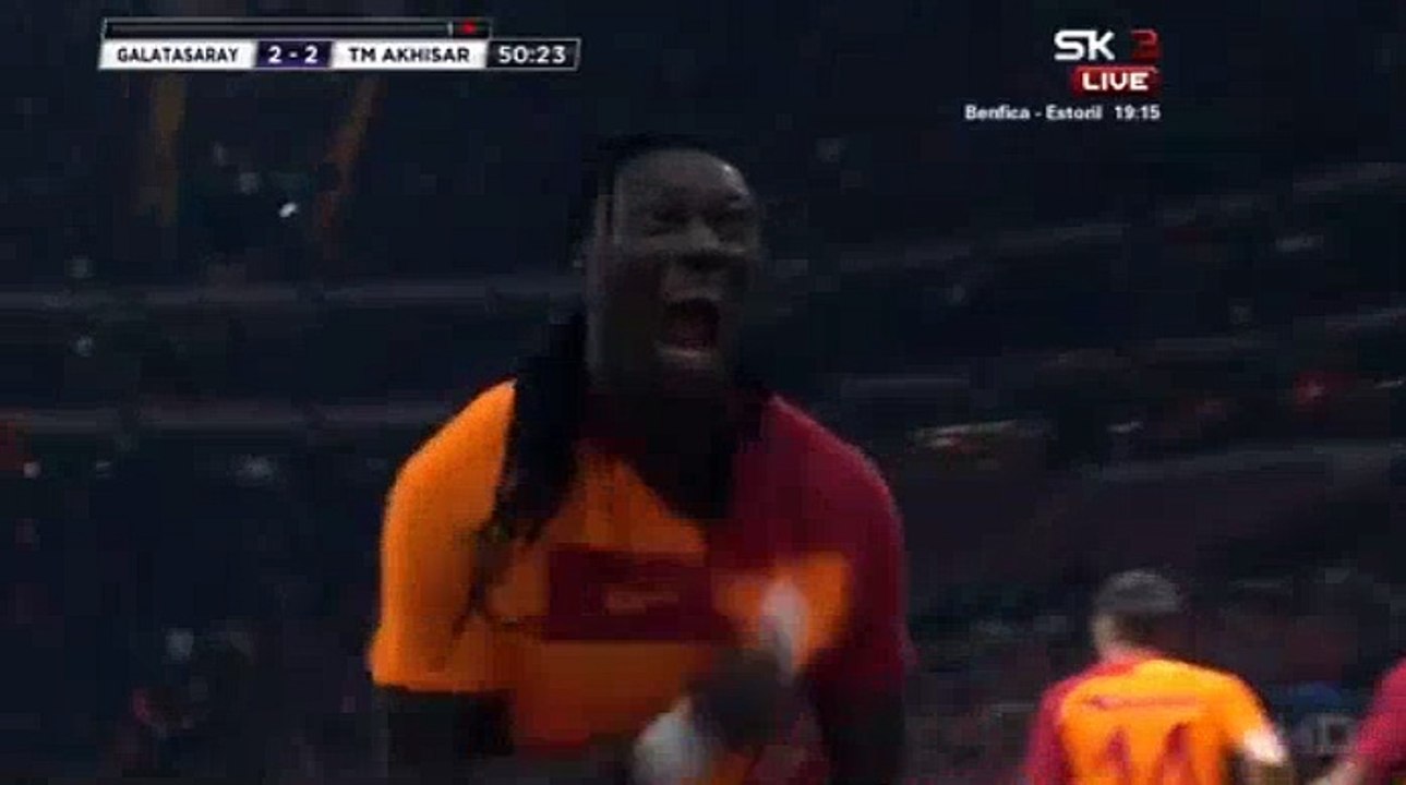 Bafetimbi Gomis Goal HD - Galatasaray	2-2	Akhisar Genclik Spor 09.12.2017
