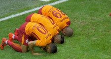 Galatasaray'da Secdeli Sevinç! Yasin, Belhanda ve Feghouli'nin Secdesi Maça Damga Vurdu