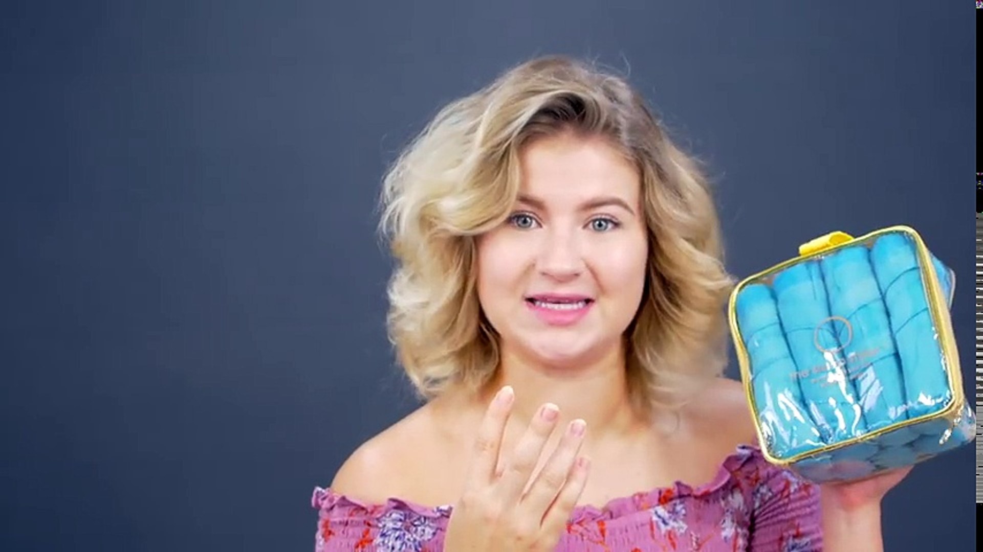 Testing Sleep Styler Heatless Curlers On Short Hair Milabu