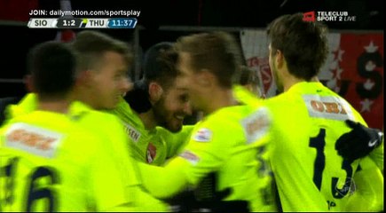 Roy Gelmi Goal HD - FC Sion 1 - 2 Thun - 09.12.2017