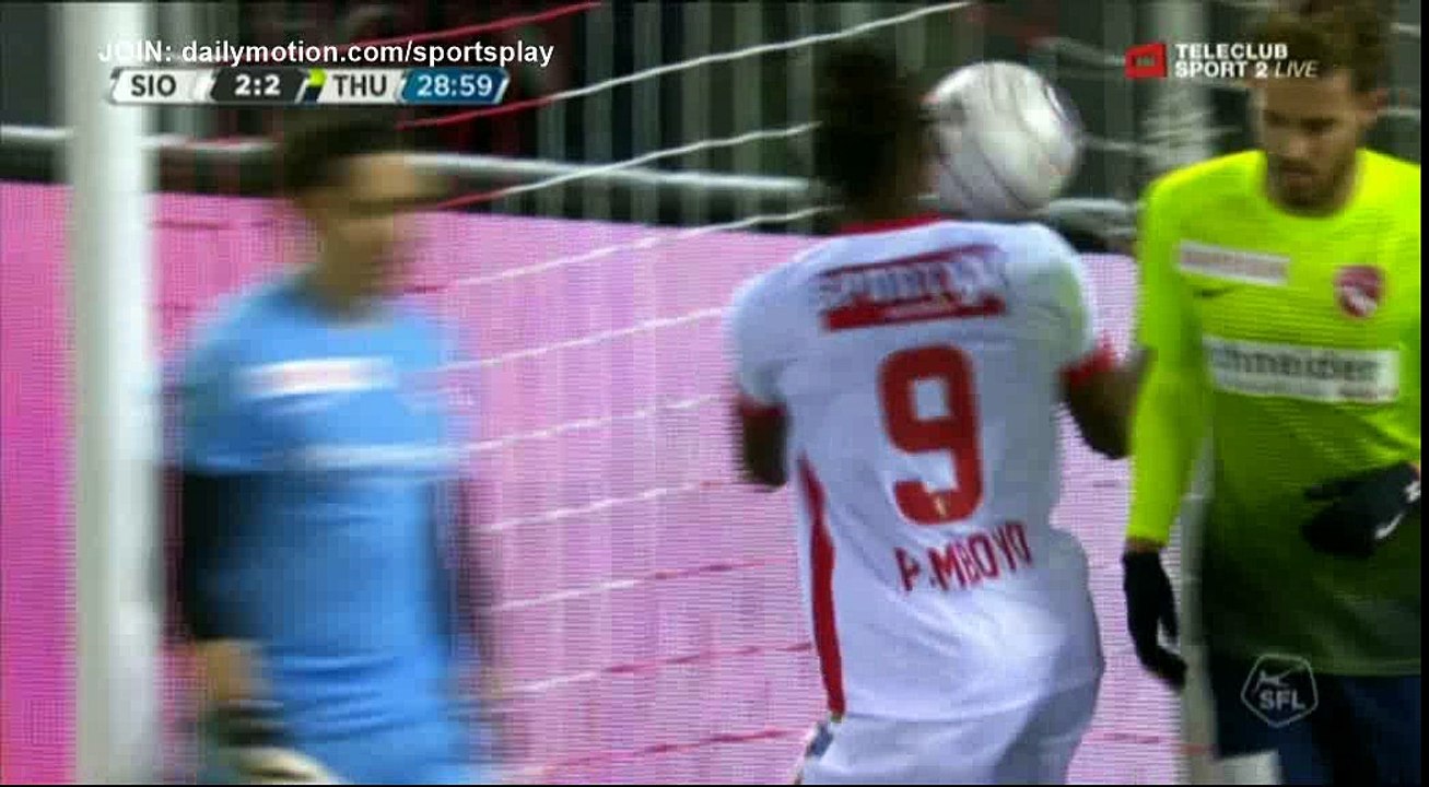 Ilombe Mboyo second Goal HD - FC Sion 2 - 2 Thun - 09.12.2017