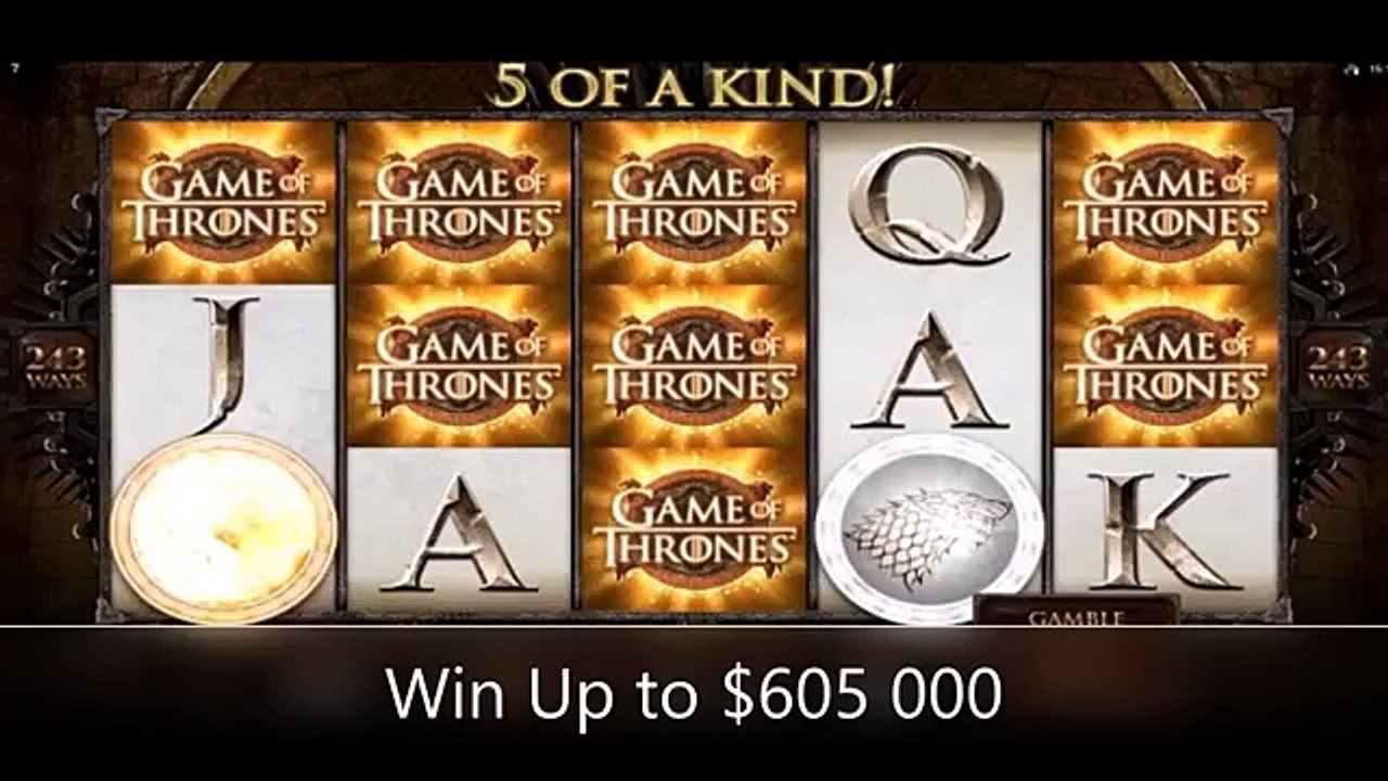 Game of Thrones QUATRO CASINO Casino Rewards Group video Dailymotion