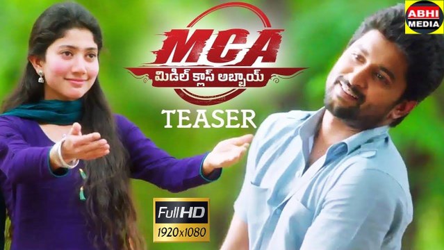 MCA (Middle Class Abbayi) TEASER - Nani,Sai Pallavi Devi Sri Prasad, Sriram Venu