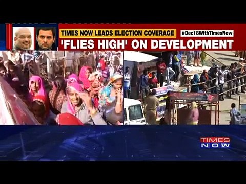 Gujarat Assembly Elections- PM Narendra Modi%27s Road Show On Last Day Of Campaign