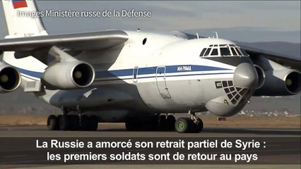 La Russie amorce son retrait partiel de Syrie