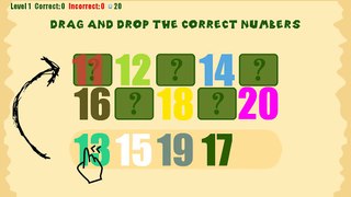 Counting math for kid - counting numbers  numbers 1-20 lesson for children